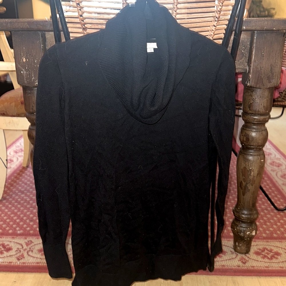 Black turtle neck sweater from Loft outlet